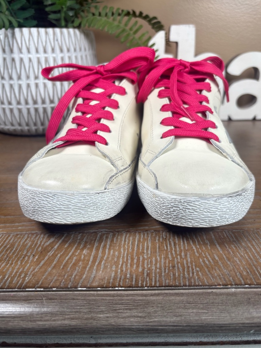 Golden Goose Deluxe Brand SuperStar sneakers in white leather size 7 - Picture 4 of 10
